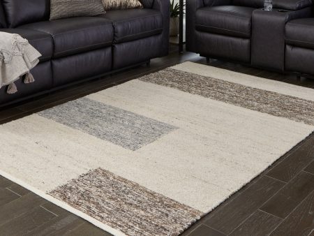 Barus Beige Brown Gray 5  x 7  Rug For Discount