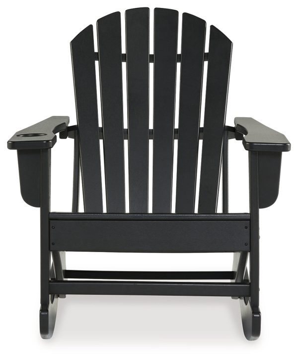 Sundown Treasure Black Outdoor Rocking Chair For Cheap