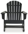 Sundown Treasure Black Outdoor Rocking Chair For Cheap