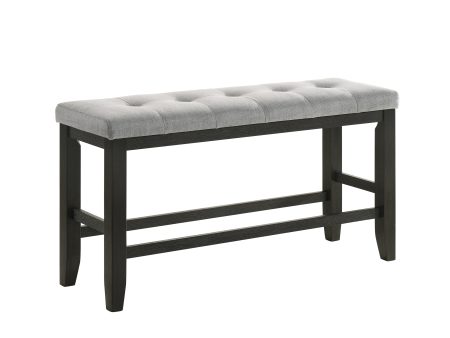 Bardstown Charcoal Wheat Counter Height Dining Bench Online Hot Sale