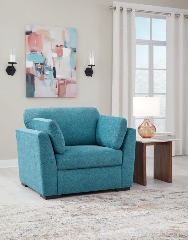 Keerwick Teal Oversized Chair Fashion