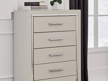 Zyniden Silver Chest of Drawers For Discount