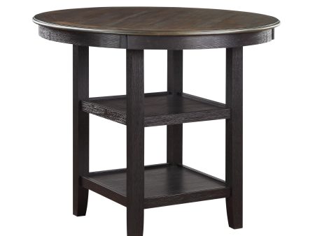 Asher Black Brown Counter Height Table Online Sale