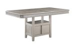 Klina Silver Champagne Counter Height Table For Sale