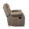 Bastrop Brown Fabric Glider Reclining Chair Online now