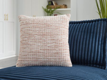 Nashlin White Rust Pillow (Set of 4) Online Hot Sale