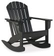 Sundown Treasure Black Outdoor Rocking Chair For Cheap