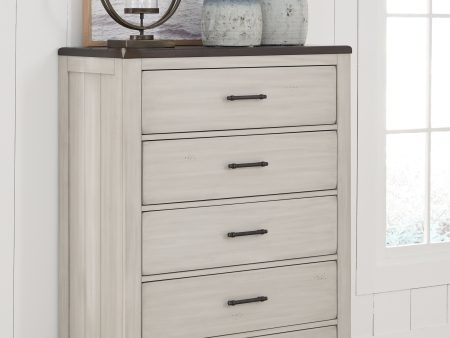 Darborn Gray Brown Chest of Drawers Online Hot Sale