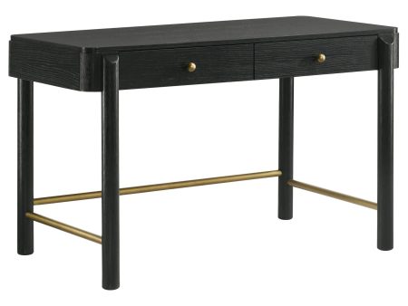 Arini 2-drawer Vanity Desk Makeup Table Black For Discount