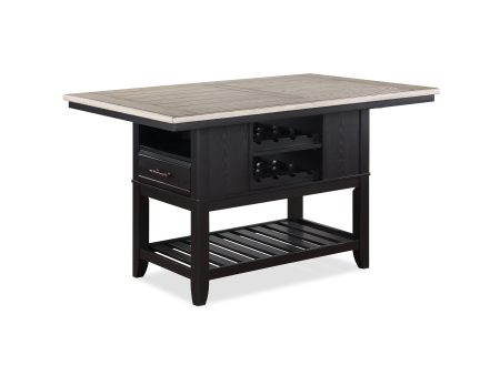 Frey Black Gray Counter Height Table Online Hot Sale