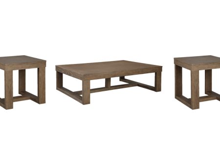 Cariton Gray Coffee Table and 2 End Tables Supply