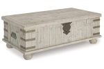 Carynhurst White Wash Gray Coffee Table and 2 End Tables Cheap