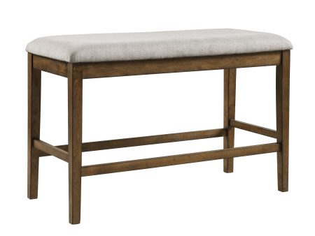 Balin Light Oak Counter Height Bench Online now