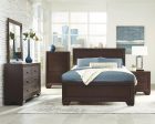 Kauffman Eastern King Panel Bed Dark Cocoa Online Sale