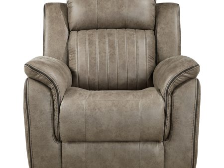 Centeroak Sandy Brown Reclining Chair Fashion