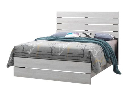 Brantford Eastern King Panel Bed Coastal White Hot on Sale