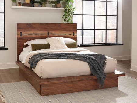 Winslow Eastern King Bed Smokey Walnut Coffee Bean Fashion