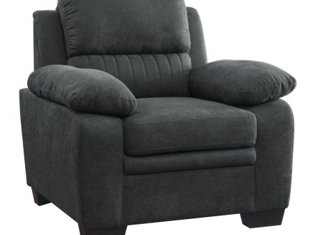 Holleman Dark Gray Living Room Chair Fashion