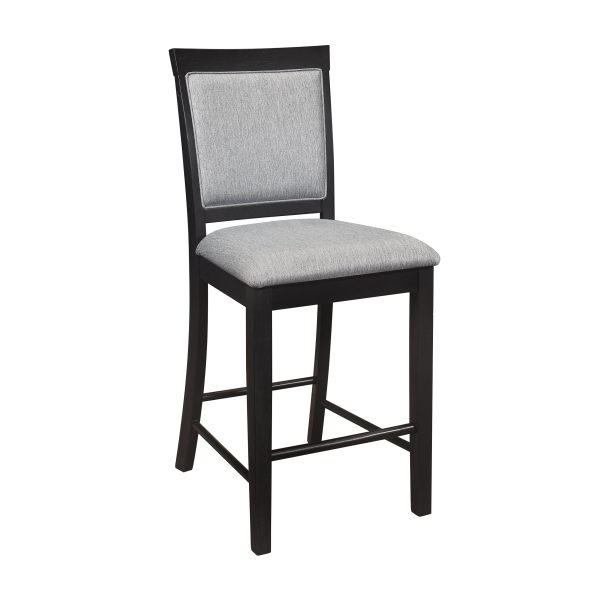 Raven Gray Charcoal Counter Height Chair, Set of 2 Fashion