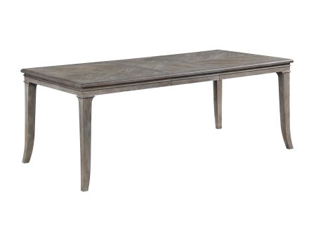 Garner Brown Gray Dining Table Hot on Sale